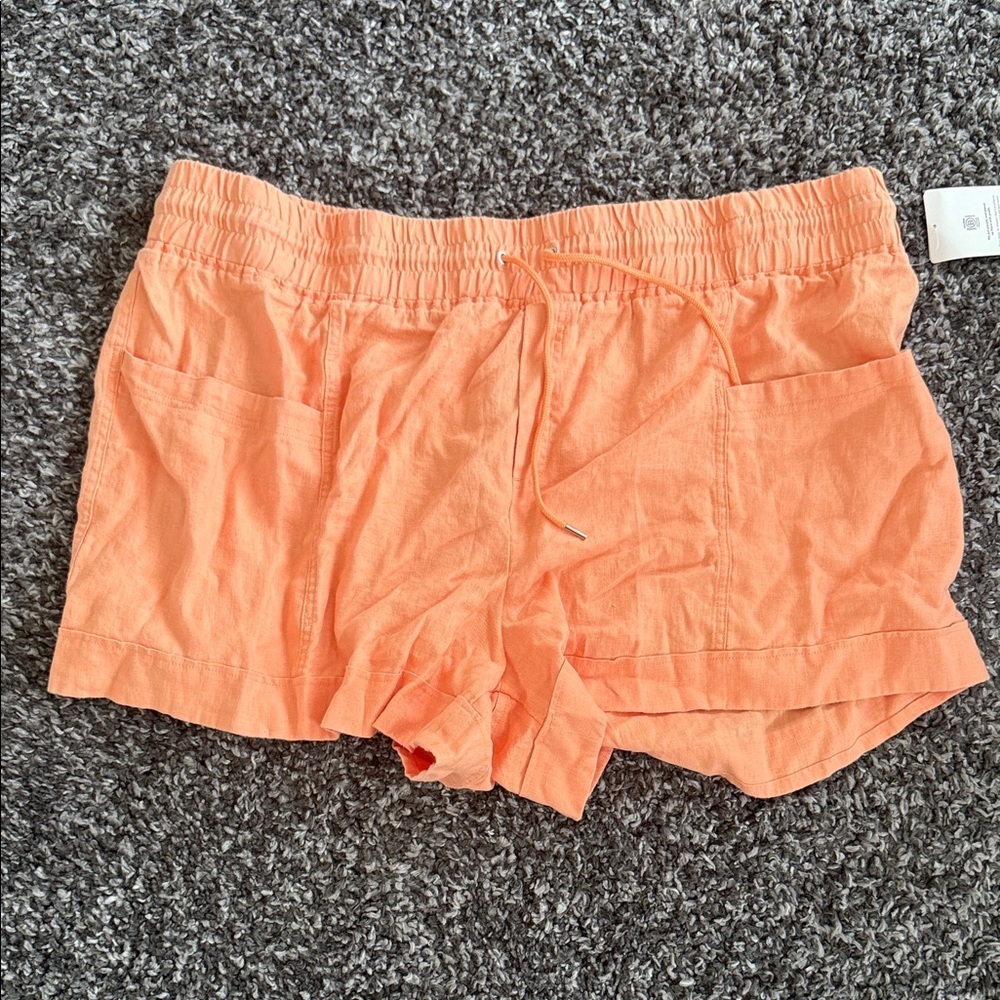 Athleta Cabo Linen 4” Cargo Shorts - Picture 3 of 6